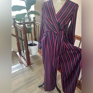 Nice soft satin jumpsuit. One time wear
